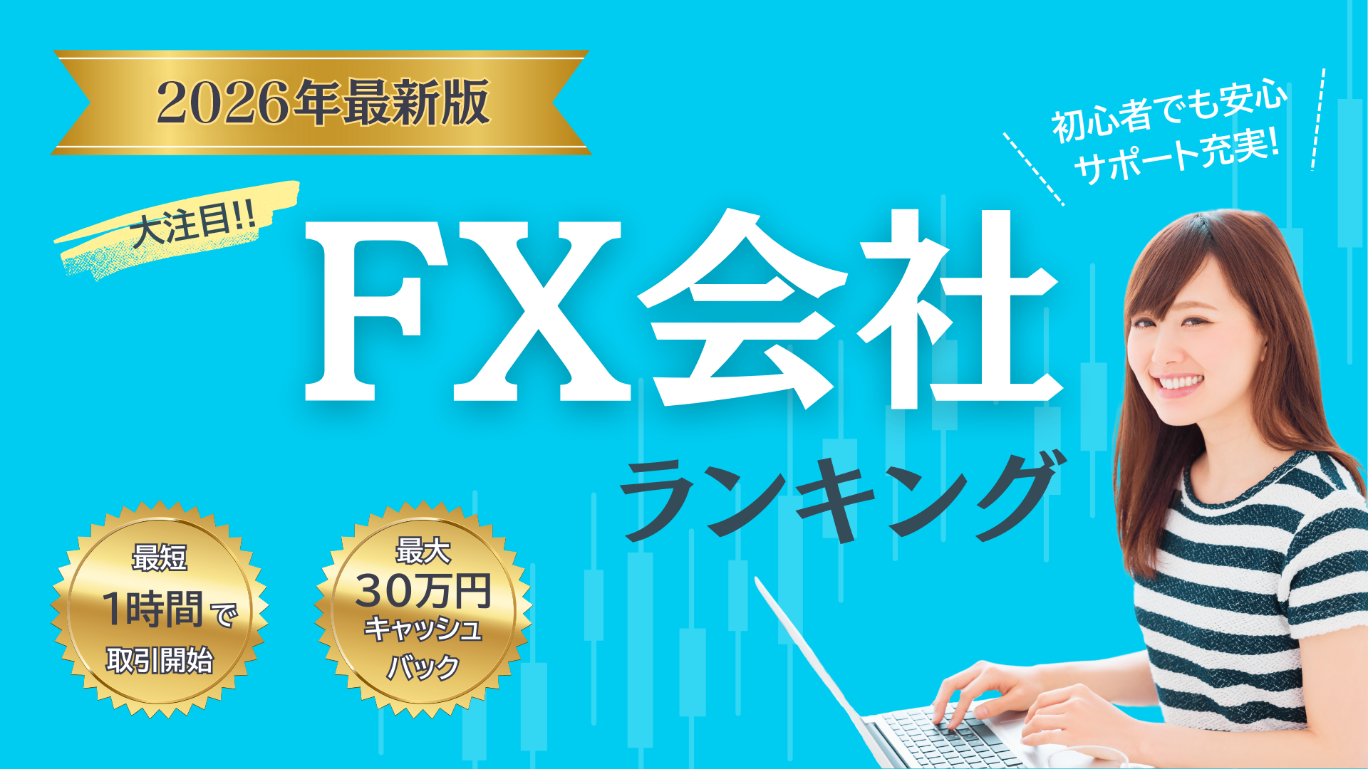 FX投資初心者の方は必見 FX口座開設おすすめランキングTOP5